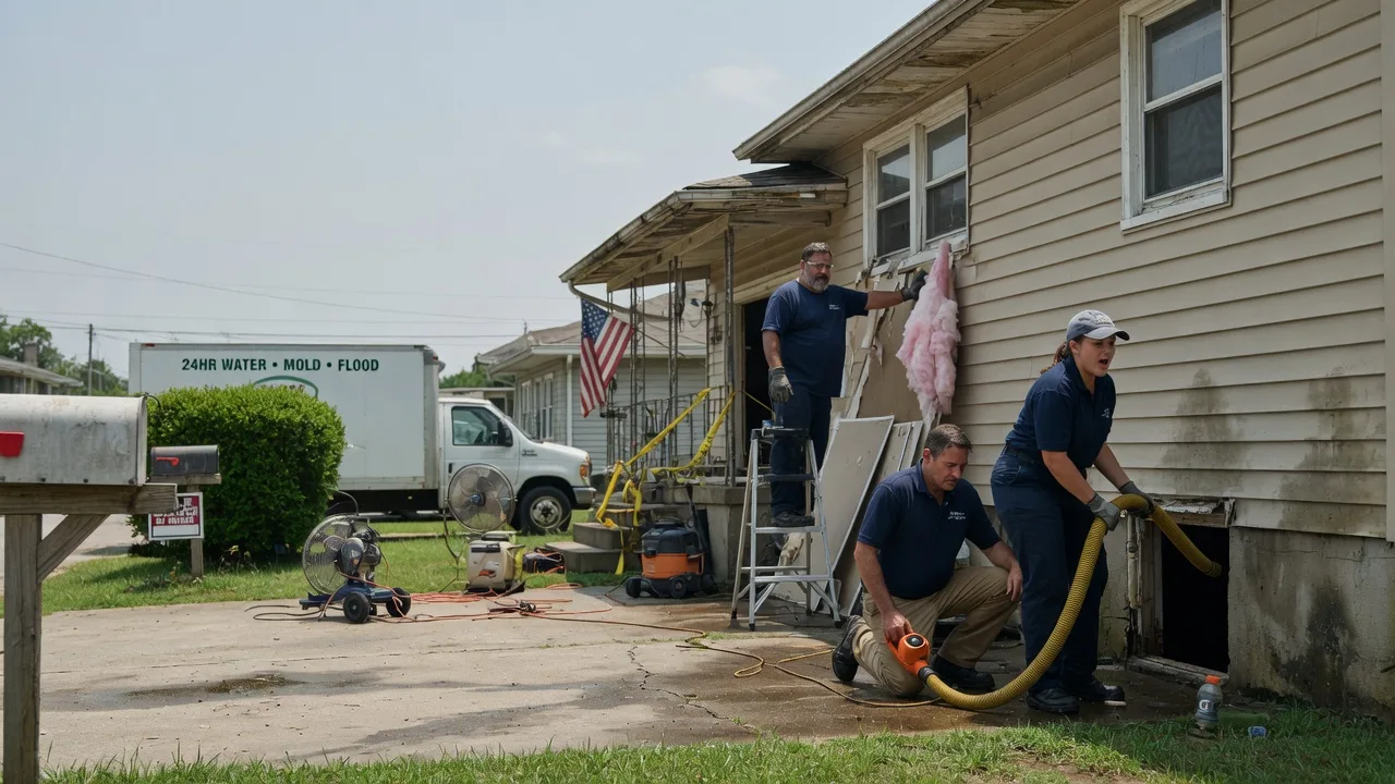 Water Damage Repair in Texico, IL near me
